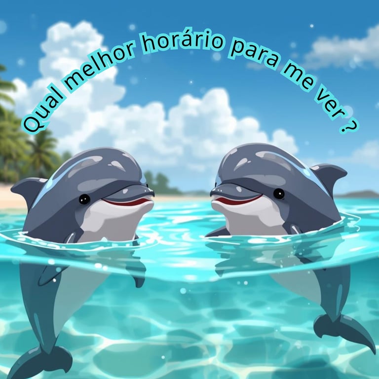 Qual melhor horário para ver golfinhos em Pipa?
