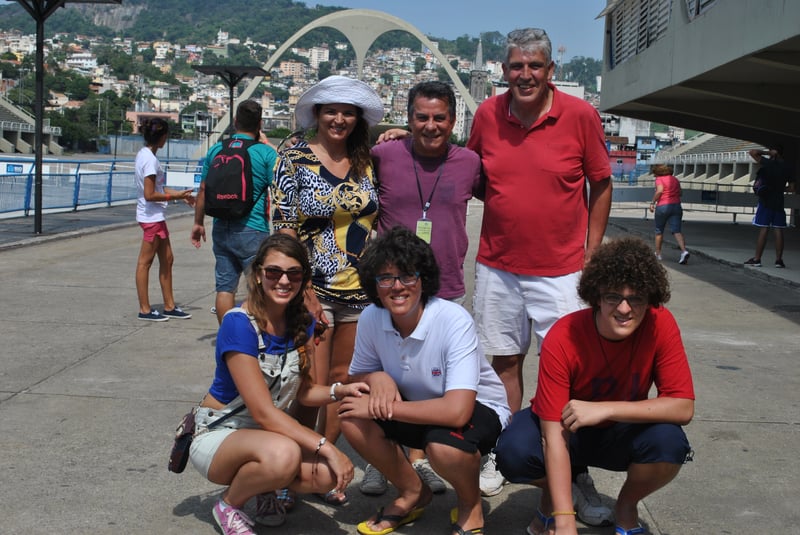 Sambódromo, RJ - Familia Lemmens - Abr 2015