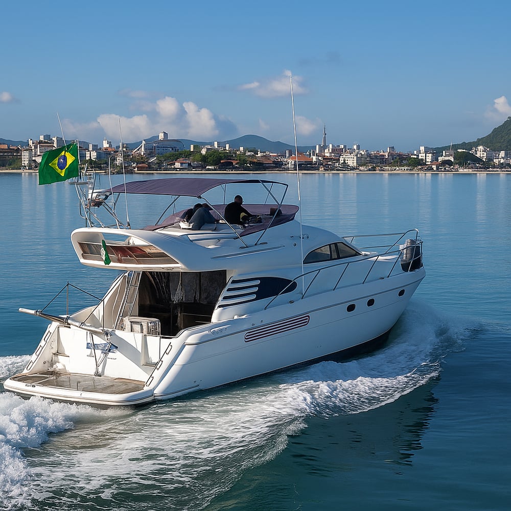 Baia Norte │Fairline 550 Fly  │15 Pessoas │