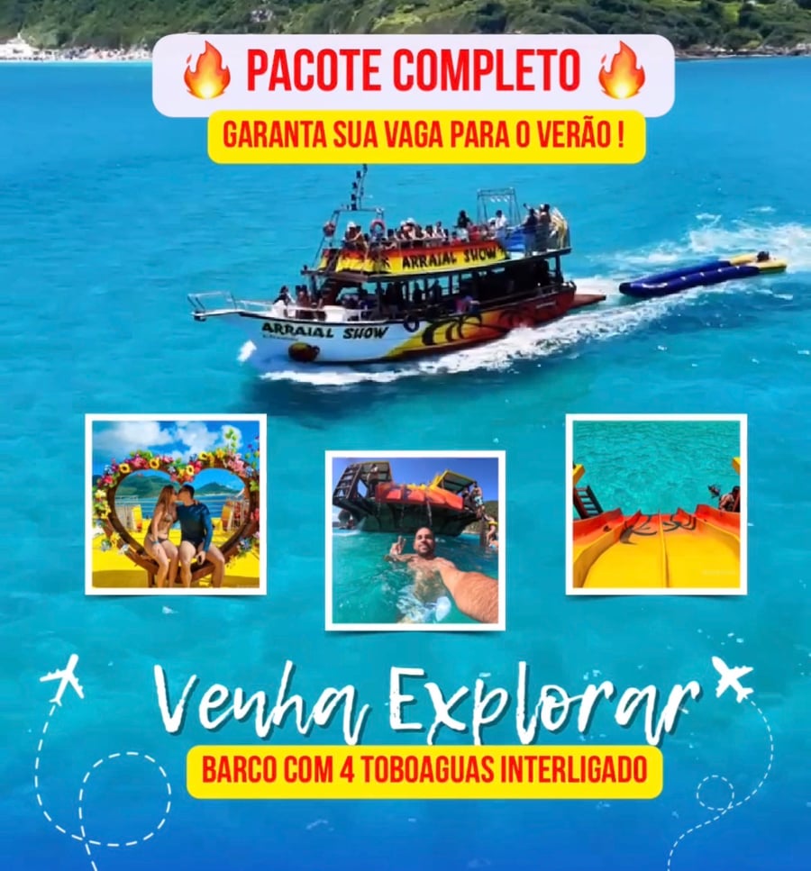 Barco com Tobo água - 2 Andares  