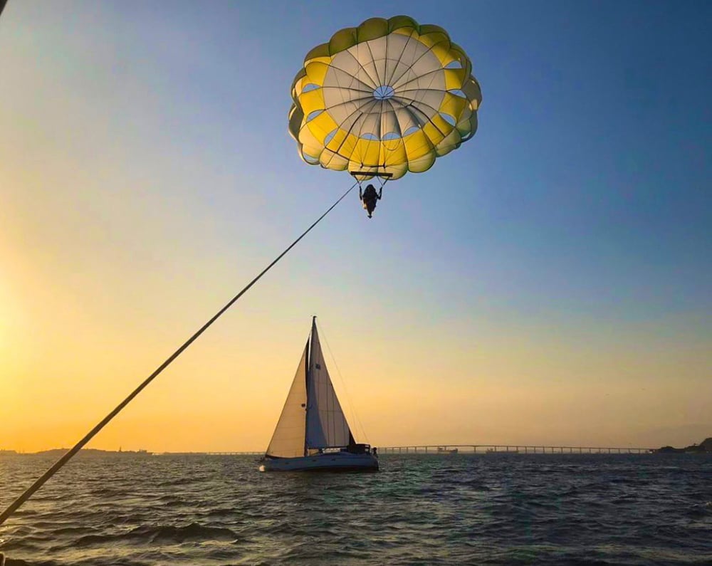Voo de Parasail no Rio de Janeiro