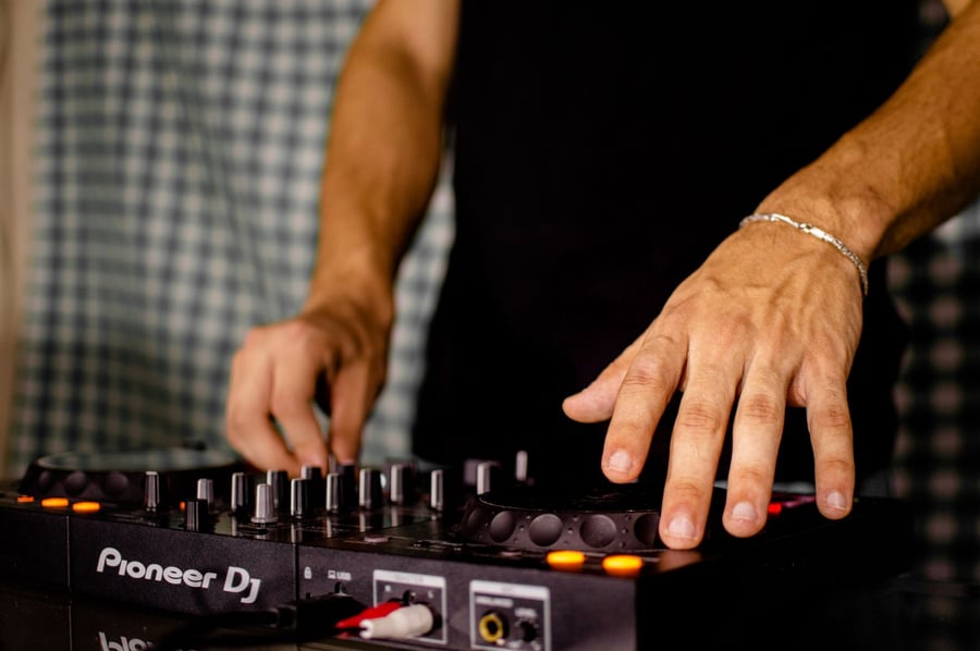 Sunset session com DJ