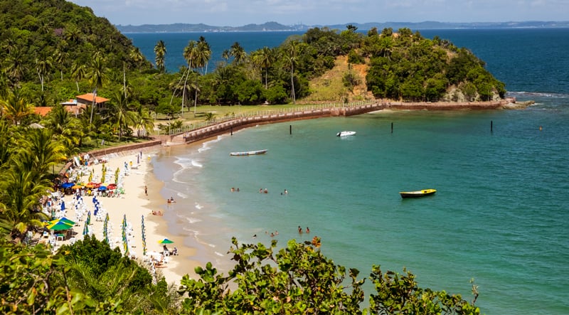 Passeio de Catamarã - Ilha dos Frades - Praia Ponta de Nossa Senhora