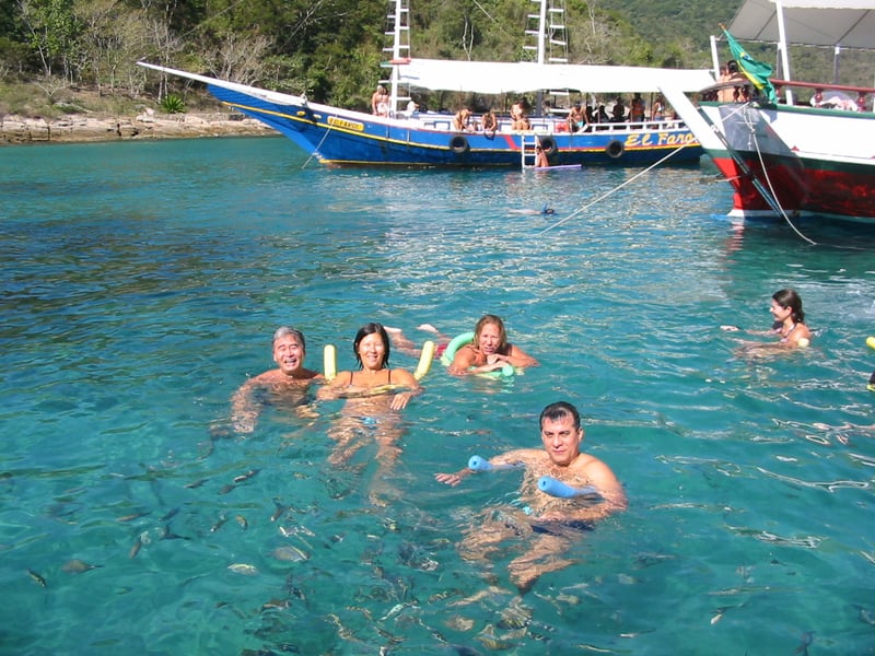 Lagoa Azul, Ilha Grande - Academia Fadepol - Jun 2007