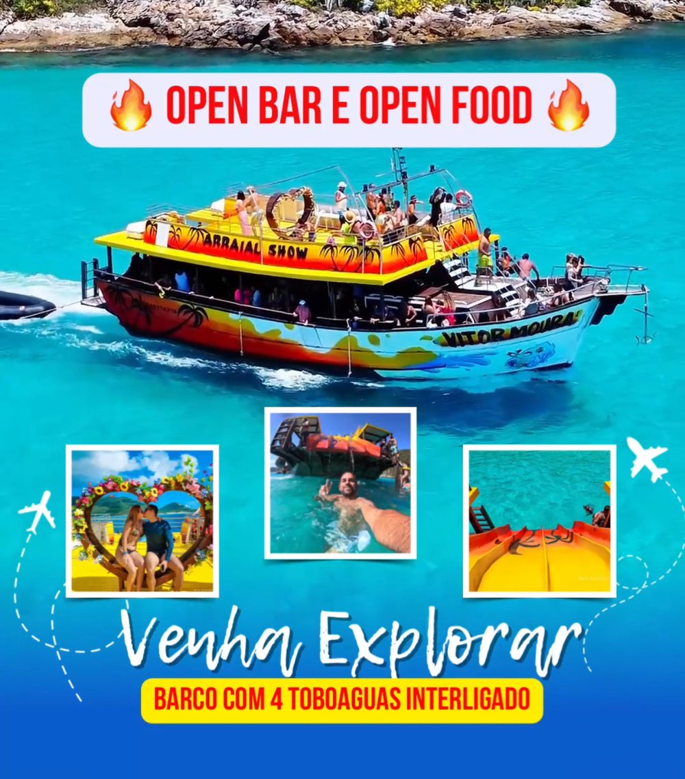 Barco com 4 Toboaguas 