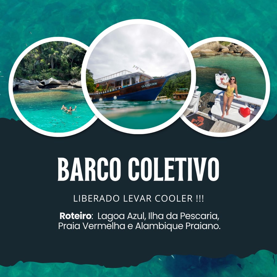 Passeio de Barco em Paraty