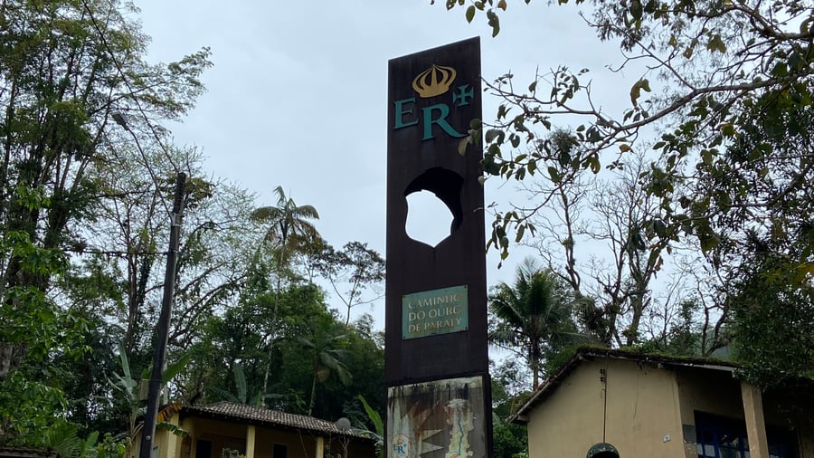 Marco do Caminho do Ouro em Paraty