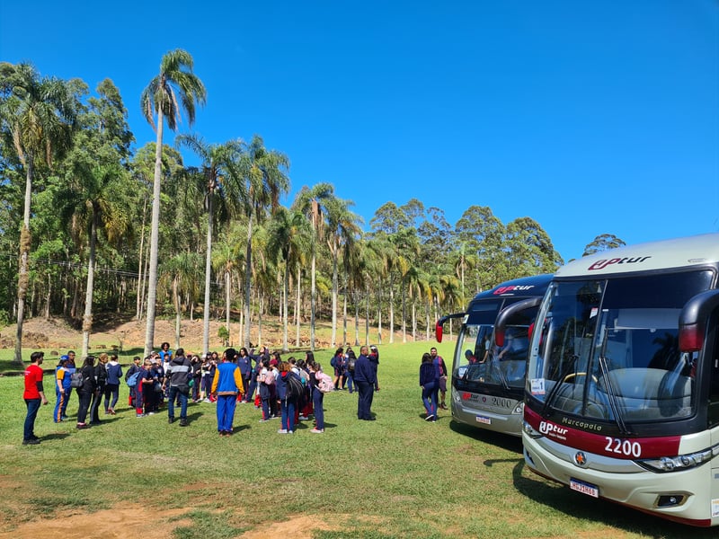Estacionamento para ônibus e vans