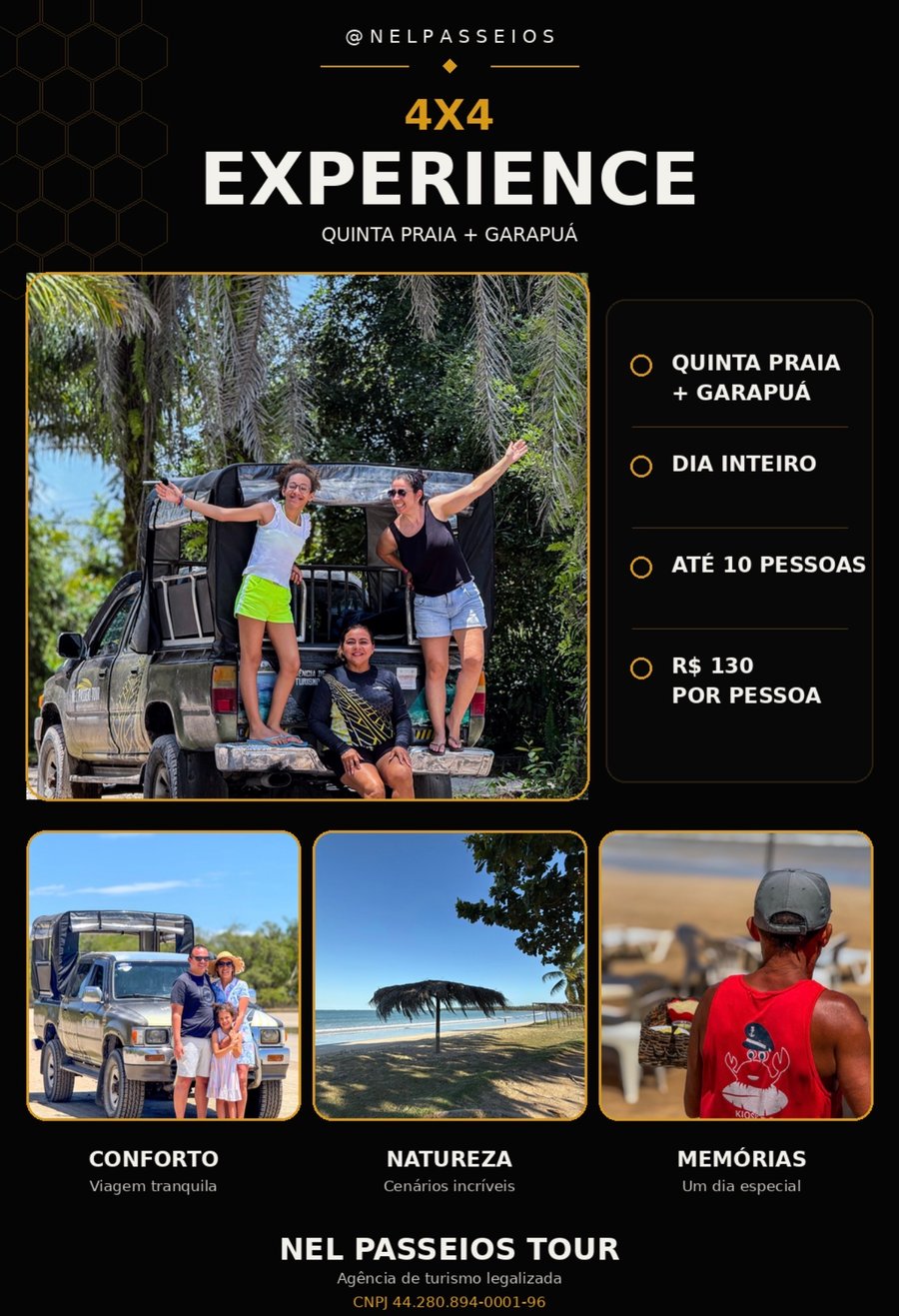     Aventura 4x4 rumo a Garapuá