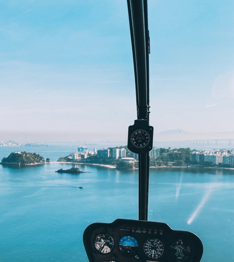 Vôo de Helicóptero no Rio de Janeiro