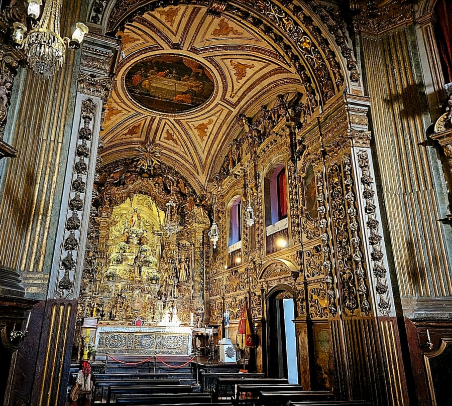 Interior da Igreja do Pilar