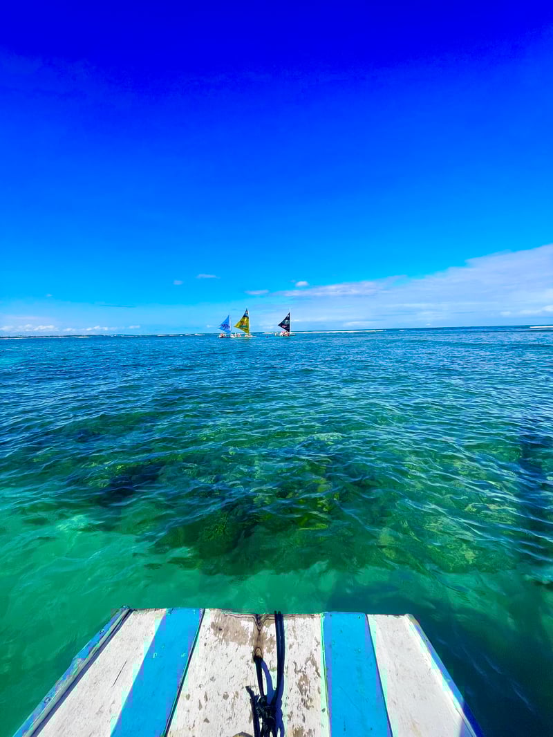 Jangada em Porto de Galinhas