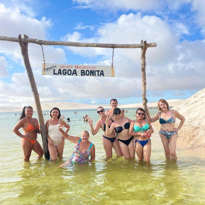 Lagoa Bonita nos Lençóis Maranhenses