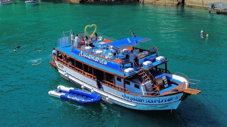 Escuna Aquamarina II Paraty - Roteiro Ilha dos Cocos