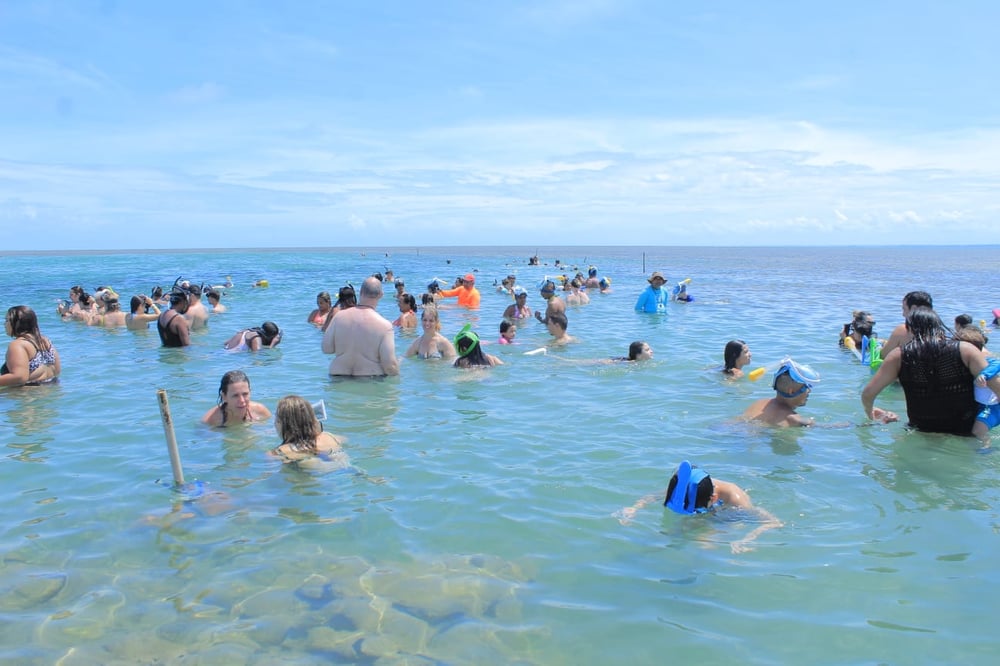 Piscinas mais fundas para quem sabe nadar 