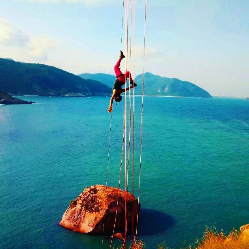 Rapel  na Pedra da Tartaruga