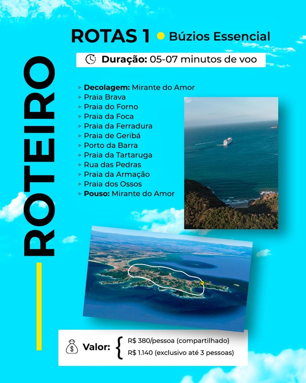 Voo de Helicóptero em Búzios RJ