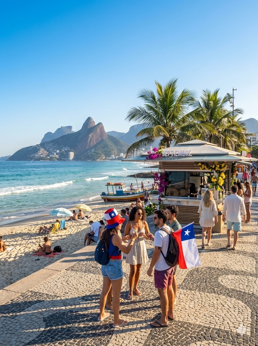 Setembro no Rio: O Encontro da Primavera Carioca com o Coração Chileno 