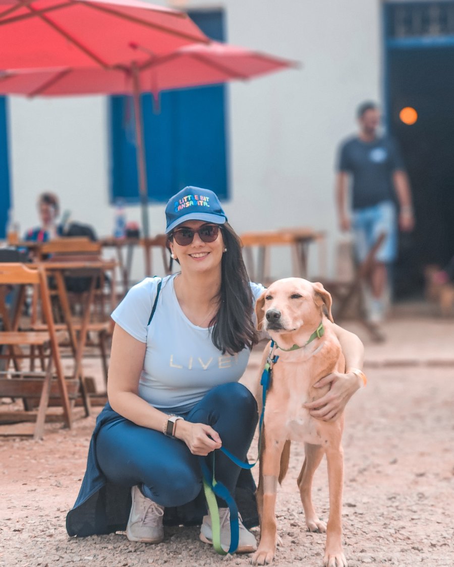 Trilha pet do pôr do sol em Itupeva