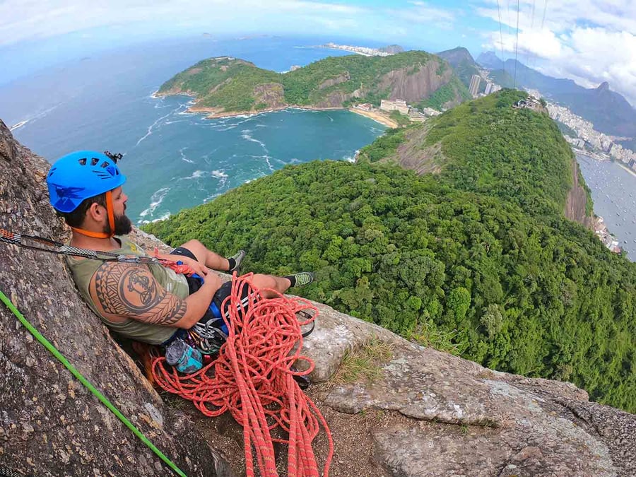 ESCALADA, VIA ITALIANOS COM SECUNDO - PÃO DE AÇÚCAR - RIO DE JANEIRO