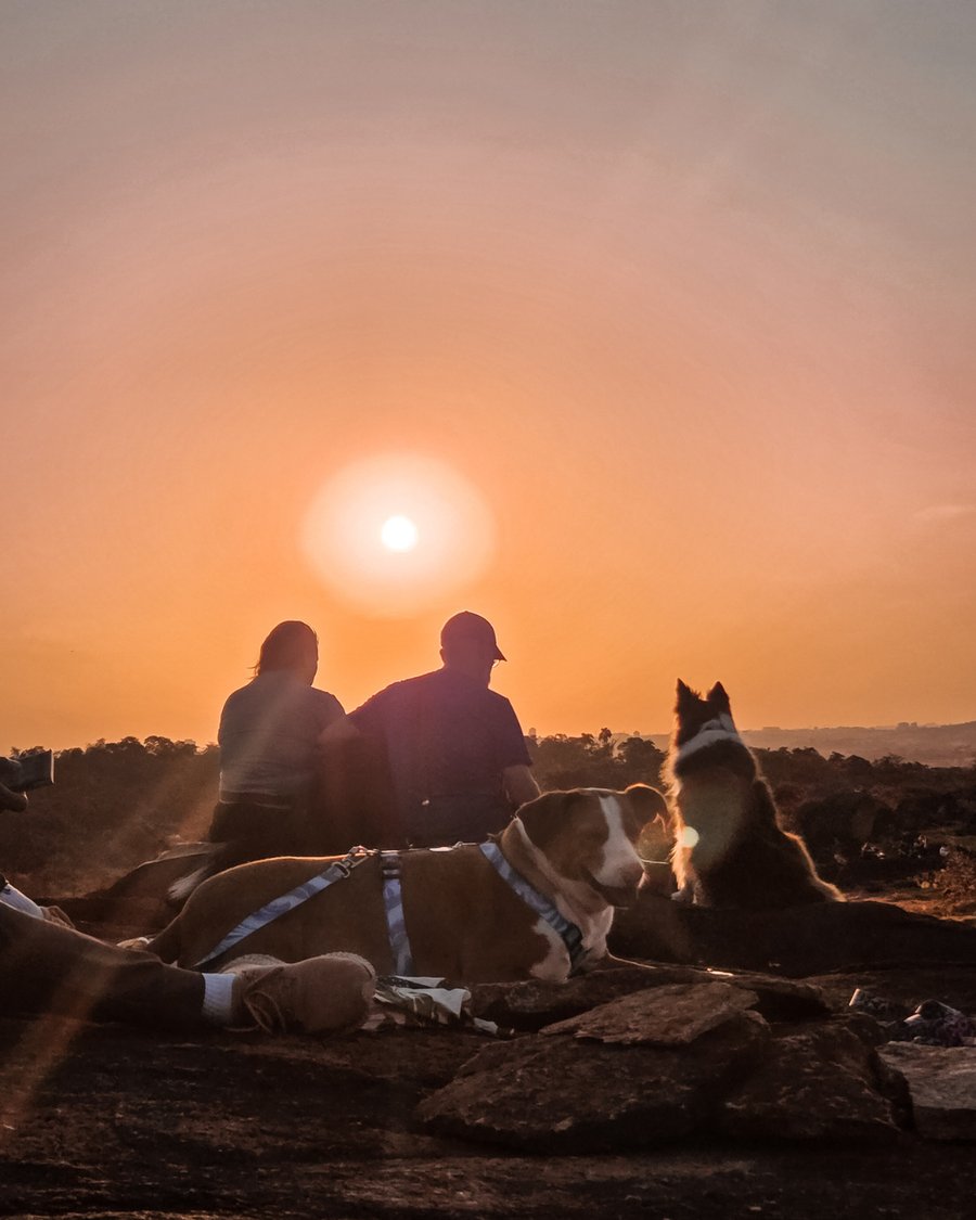 Trilha pet do pôr do sol em Itupeva
