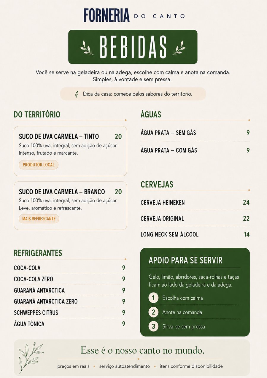 Cardápio JUN / JUL 26 - 2