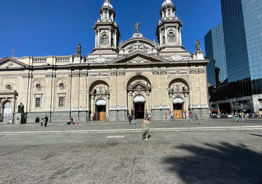 Catedral Metropolitana na Plaza de Armas, Santiago