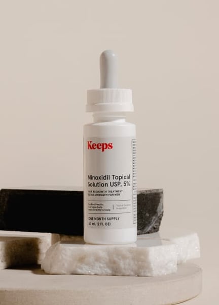 Keeps Minoxidil Solution 5%：價格較低的液態生髮選擇