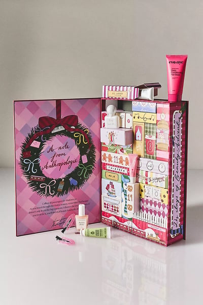 Anthropologie 二十四日美妝倒數日曆：預算較好掌握的交換禮物