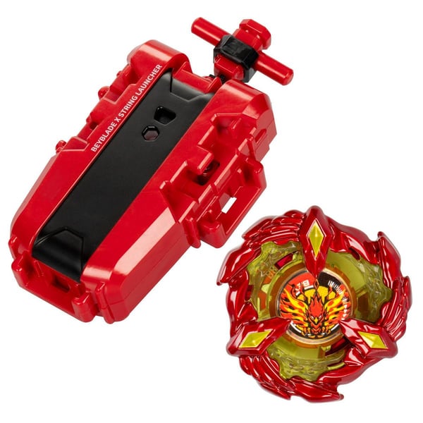 Beyblade X 鳳凰飛翼 Soar Phoenix 9-60GF｜Deluxe 拉繩發射器套組 美版