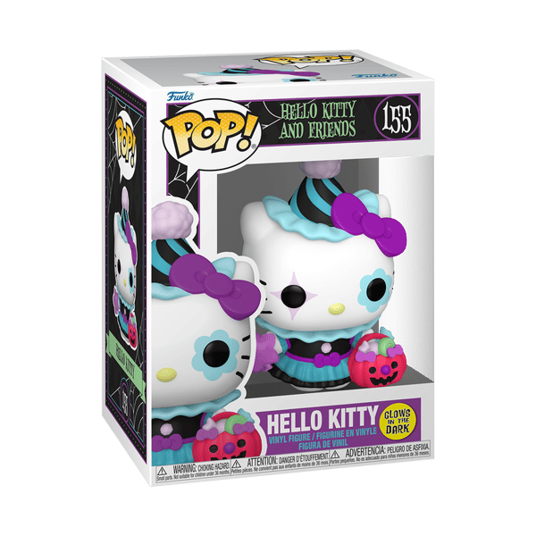 Hello Kitty Funko Pop! Spooky Glow In The Dark (No. 155 Hello Kitty and Friends Series)