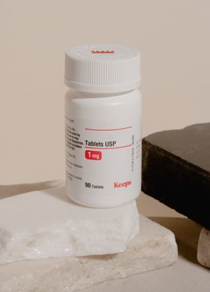 Keeps Finasteride 1 mg：適合男性雄性禿與髮線後退