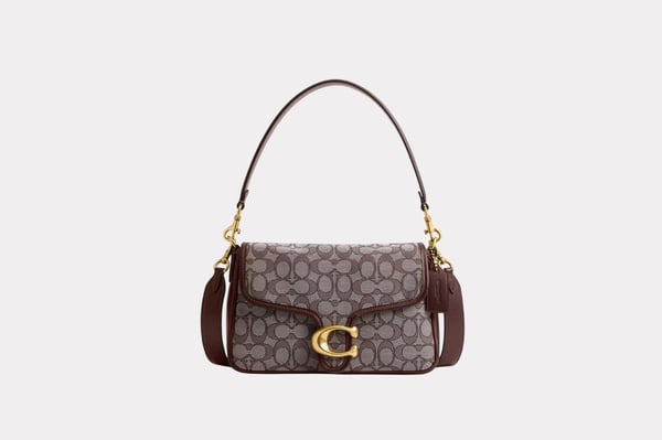 Coach Soft Tabby Shoulder Bag In Signature Jacquard