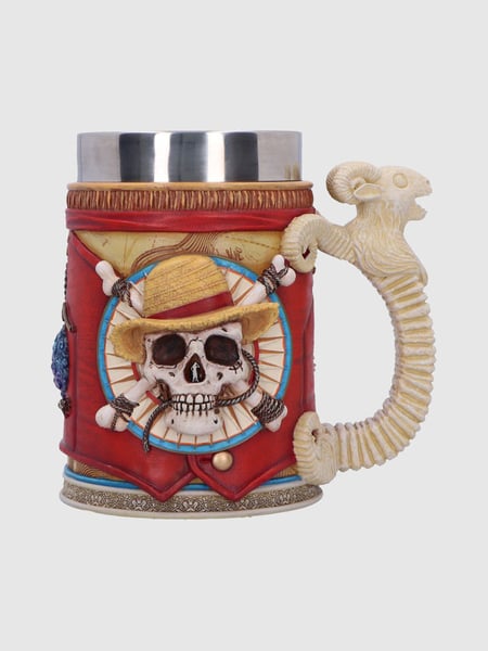 One Piece Tankard Luffy Going Merry 魯夫黃金梅利號收藏酒杯