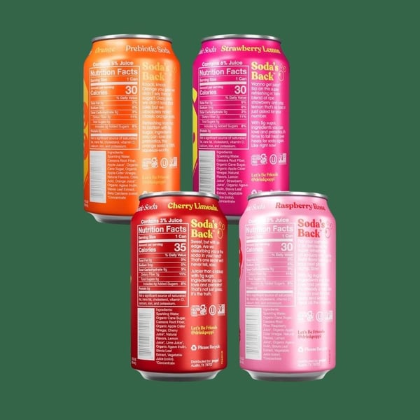 Poppi Prebiotic ACV Sodas