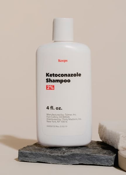 Keeps Ketoconazole 2% Shampoo：以改善頭皮環境為主