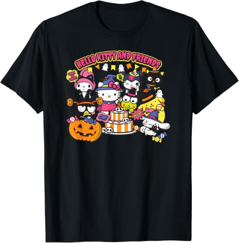 Hello Kitty and Friends Halloween Spooky Crew T-Shirt