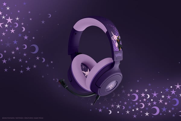 Razer Kraken V4 X – 太陽伊布與月亮伊布限定版耳機