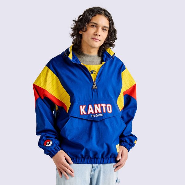 Pokémon Starter Pullover Jacket Blue 風衣外套