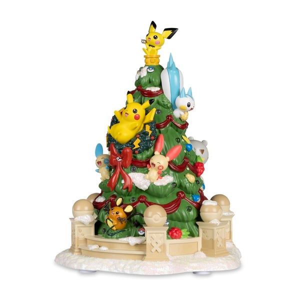 Pikachu & Friends Holiday Tree Figure