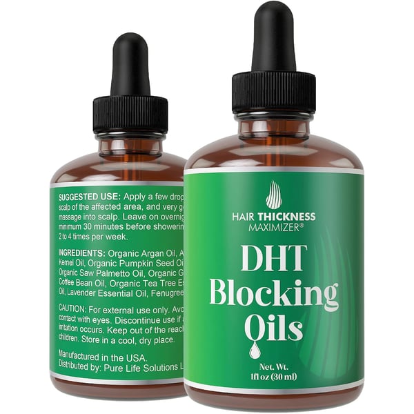DHT Blocker Hair Serum Topical Scalp Oil：不含 Finasteride 的植物油選擇