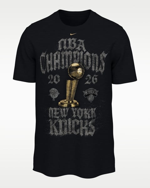 Nike New York Knicks 2026 NBA Champions T-Shirt
