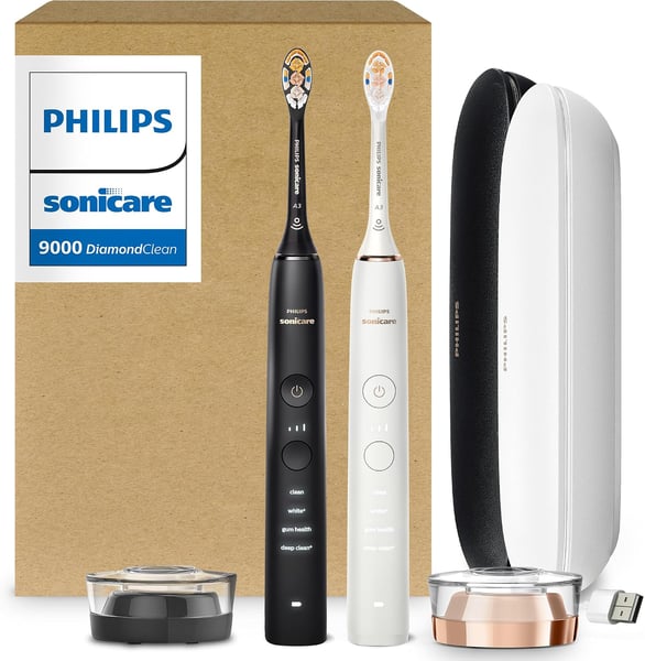 Philips Sonicare DiamondClean 9000 電動牙刷兩組特價 5 折，現省 NT$6,400 2
