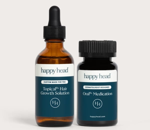 Happy Head TopicalRx Solution＋SuperCapsule：客製化複方生髮療程