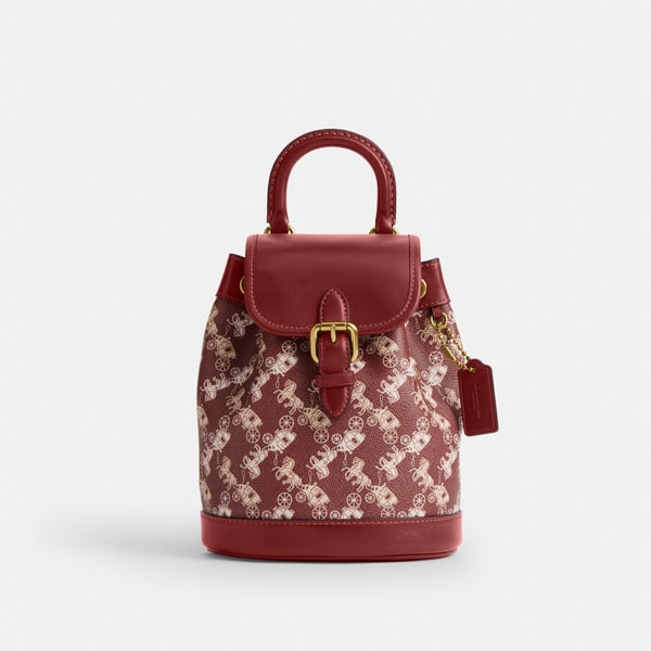 Coach 馬車圖案印花 HARPER 後背包