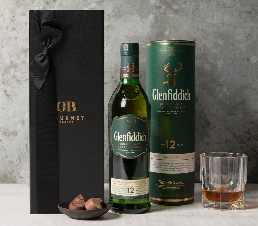 Glenfiddich 12 Yr Old Scotch Whisky Hamper