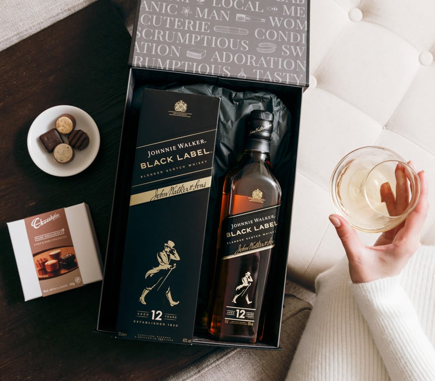 Johnnie Walker Black Label Whisky Hamper