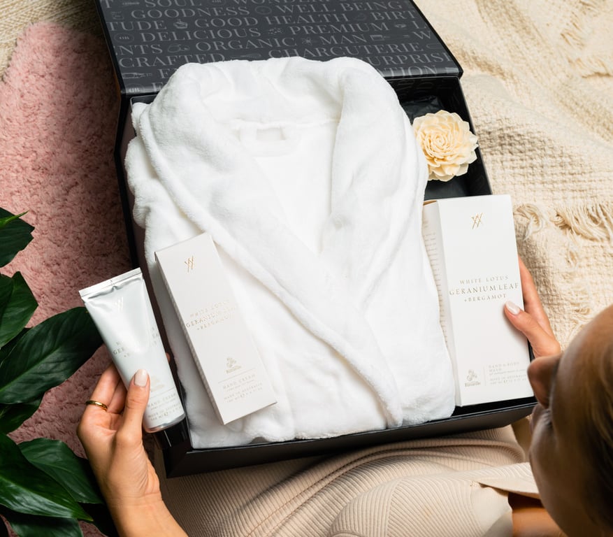 Fit for a Queen Tea Hamper — Harney and Sons tea, Cristina Re teacup and saucer, chocolate fudge biscuits by Gourmet Basket