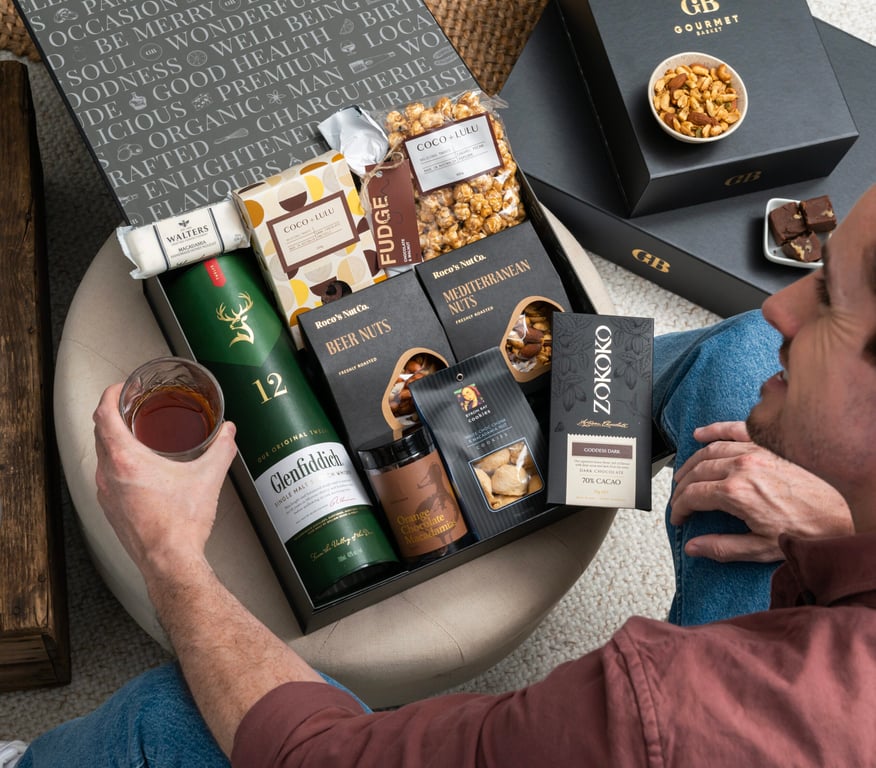 Premium Whisky and Gourmet Hamper