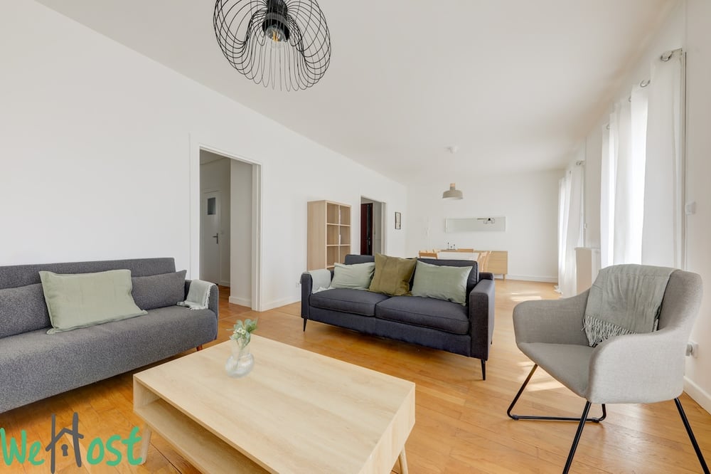Appartement pour six personnes à Monplaisir, Lyon, loué en bail mobilité
